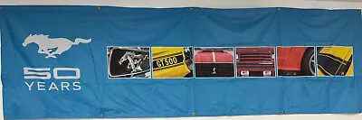 Mustang Banner 3ft X 10ft Original From Ford 50th Anniversary • $15.95