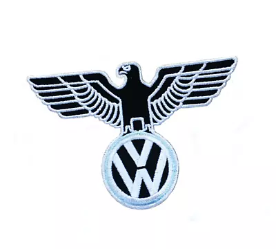 Vintage German VW Bug Eagle Trucker Truck Car Morale Shirt Patch 10cm / 4 Inch • $5.99