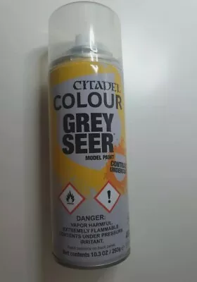 Games Workshop Hobby. AoS/ 40k  Undercoat Grey Seer Spray Paint.  • £13