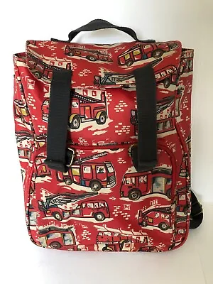 £11 • Buy Kath Kidston Fire Engines Backpack Adult/Kids
