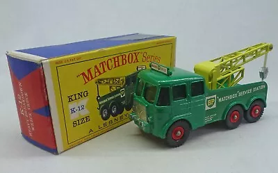 Matchbox Lesney King Size K-12 Foden BP Breakdown Truck With D Type Box • $24.87