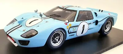 Spark 1/18 Scale Model Car 18S470 - 1967 Ford GT40 Mk 2B #1 Winner 12H Rheims • $272.99