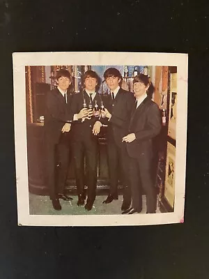 1964 Mister Softee's THE BEATLES Rock Stars Trading Card High Grade 3.5 Square • $28