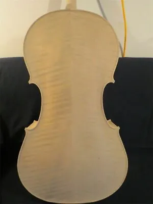 Hand Made Strad Style Solid Wood Unfinished White Cello 7/8.white Cello #12477 • $620.43