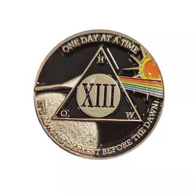 Sun And Moon AA Medallion Available In All Months And Years Unique Sobriety Gift • $18.75