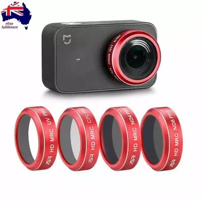 Camera Lens Filter Kit For Xiaomi Mijia 4K Mini Action Camera HD-UV CPL ND4 ND8 • $18.15