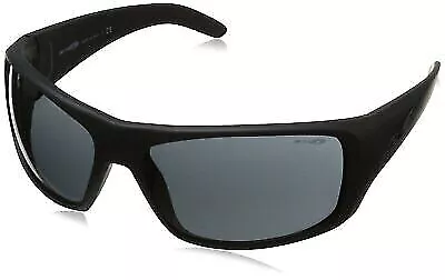 Arnette Men's AN4179 La Pistola Wrap Sunglasses Fuzzy Black/Grey 66 Mm • $52.81