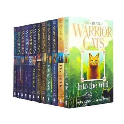 Warrior Cats Collection Erin Hunter 12 Books Set The New Prophecy The Warriors  • £29.54