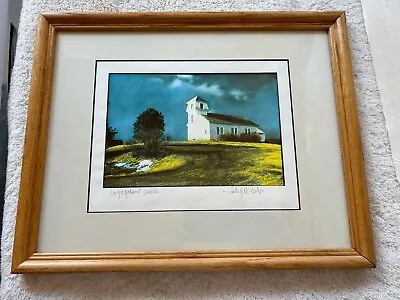 Signed Original Art- Finnish Church St. George Rd. South Thomaston Maine OOAK • $48