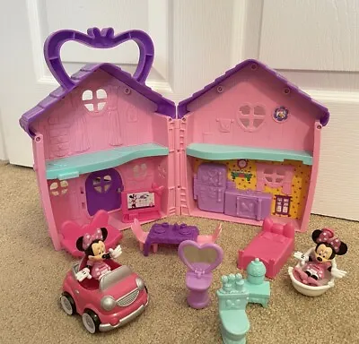 Minnie Mouse Playset Toys Doll House Mattel 2010 • $60