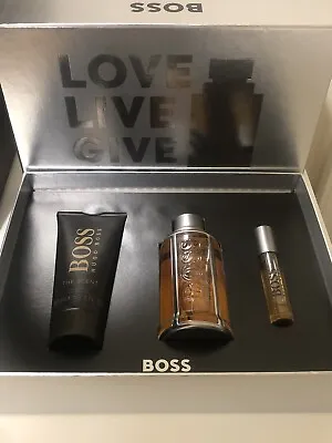 £53 • Buy Hugo Boss The Scent Perfume 100ml EDT 10ml Vaporiser  100ml Shower Gel NEW
