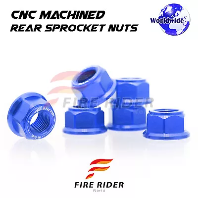 Blue Rear Sprocket Nuts M8 For MV Agusta F4 1078 312 RR 07 08 • $30.67