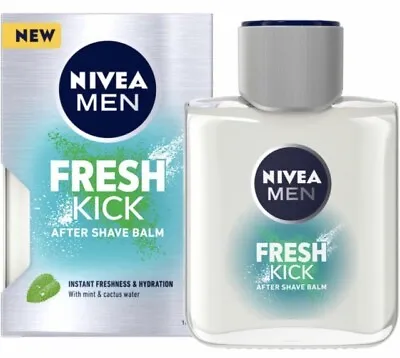 NIVEA Men Fresh Kick After Shave Balm 100ml Instant Freshness & Hydration • £7.76