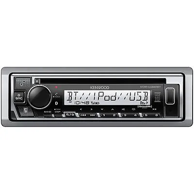 KENWOOD KMR-D382BT Car & Marine Stereo - SDIN Bluetooth  CD USB AM FM • $179