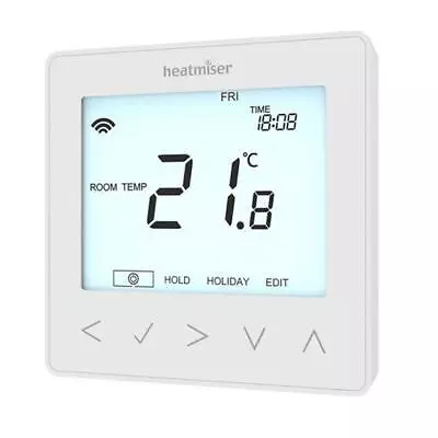 Heatmiser NeoStat-e V2 - Electric Underfloor Heating Thermostat Glacier White • £62.95