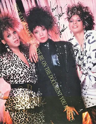 The Pointer Sisters Hand Signed Original Poster & Contract W Coa Ruth Anita June • $599