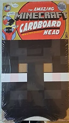 NEW The Amazing MINECRAFT CARDBOARD BOX COSTUME HEAD  ENDERMEN 12  X 12  X 12  • $12