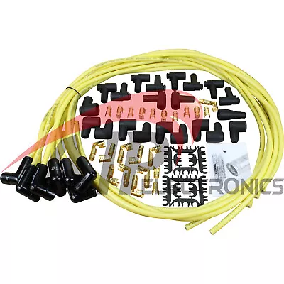 Transparent Yellow Black Ceramic Universal Spark Plug Wire Set For All Vehicles • $116.95