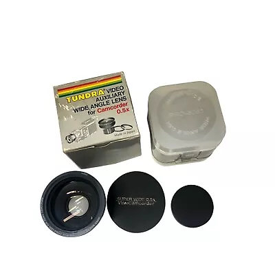 Tundra Lens Video 95W Auxiliary-0.5X Super Wide Angle For Camcorder 5050 Camera • $17.99