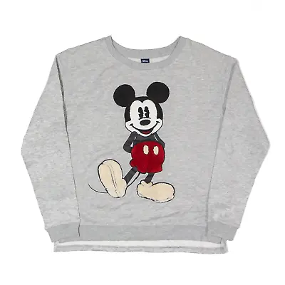 £14.99 • Buy DISNEY Mens Mickey Mouse Towelling Sweatshirt Grey M