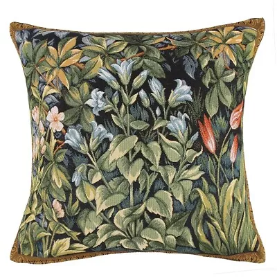 William Morris Forest Flowers Tapestry Pillow Sofa Couch Decorative Pillow 18  • $32.95