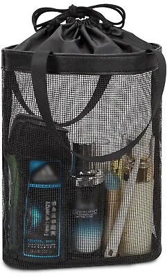 Onemoky Travel Toiletry Bag Mesh Shower Caddy Portable Makeup Bag Organizer L • $9.99