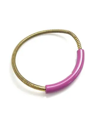 Pre Loved Chanel Metal And Resin Womens Fashion Bracelet  -  Bracelets  - Pink • $554
