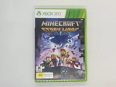 Minecraft: Story Mode (XBOX 360 2015) Telltale Games Series AUS PAL • $22.99
