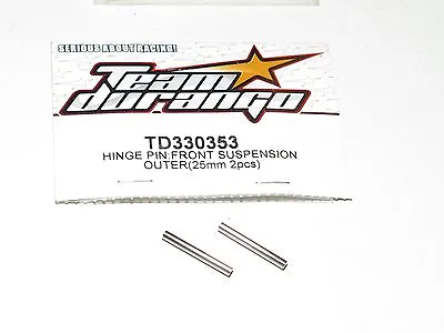 $1.19 • Buy Team Durango DEX210V3 TD330353 Hinge Pin Suspension Outer Front 25mm (2) 