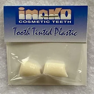 Imako Cosmetic Teeth Extras- Tooth Tinted Plastic- Natural Color. Temporary • $14.10