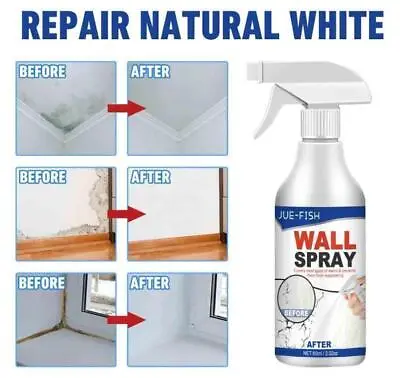 Versatile Wall Repair Spray Paint Water-Based Paint White Peel Stain Remover UK • £7.89