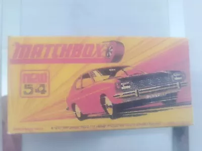 Matchbox -  No54 Ford Capri Replica / Repro Box • £1.95