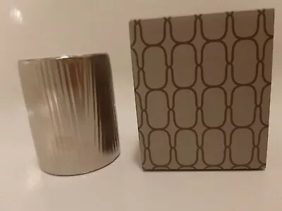 Avon Ceramic Toothbrush Holder Silver Colour Gift-Boxed • £9.95