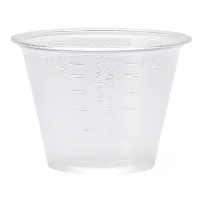 Nonsterile Graduated Plastic Medicine Cups ML Only Tube • $9