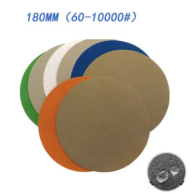 7  Sandpaper Sander Pads Wet And Dry 60-10000# 180mm Sanding Discs Hook And Loop • $6.30