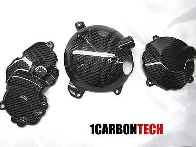 09-2015-2019-2020-23-2024 Kawasaki Zx-6r Zx6r Carbon Fiber Engine Clutch Covers • $279