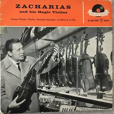 £25.92 • Buy HELMUT ZACHARIAS. Zacharias And His Magic Violins (EP Polydor 21 505/Mono)