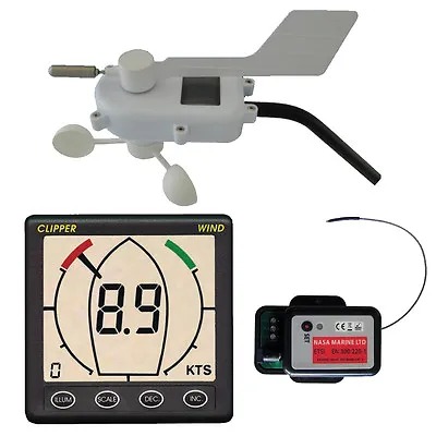 Clipper Wireless Anemometer Wind Speed/Direction Display And Masthead Transducer • $527.55