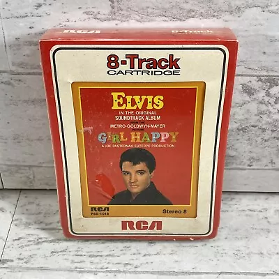 8 Track Tape Elvis Presley Girl Happy Soundtrack NEW Sealed RCA Cartridge • $19.54