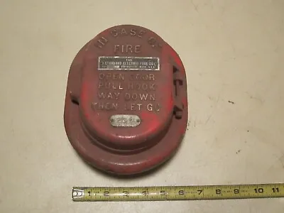 Vintage Open Door Pull Hook Samson Wall Fire Alarm • $69.95