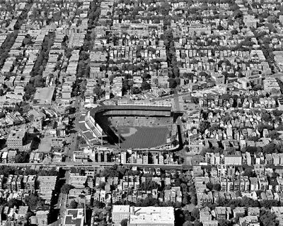 Chicago Cubs WRIGLEY FIELD Glossy 8x10 Photo Stadium Aerial Poster Print • $5.49