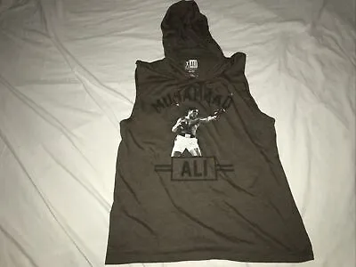 Muhammad Ali The Greatest Boxer Sleeveless Brown Hoodie Boxing Men's Size XL • $30