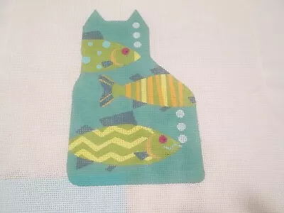 $22.85 • Buy Fish Cat-melissa Shirley-handpainted Needlepoint Canvas