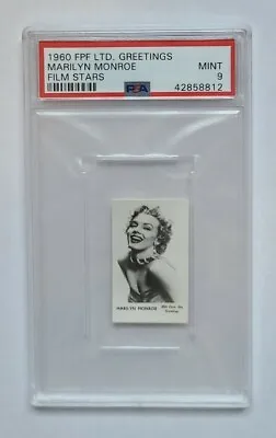 PSA 9 MARILYN MONROE 1960 FPF Greetings Card (Profile) SPECTACULAR • $999.99