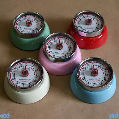 £13.99 • Buy Eddingtons RETRO Magnetic Kitchen Timer - In 5 Colours
