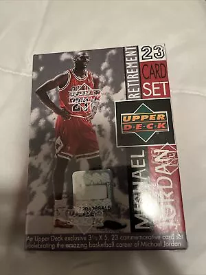 1999 Upper Deck Michael Jordan Last Dance Retirement 23 Card Factory Sealed Set • $100