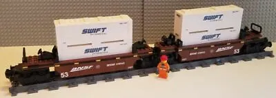 Custom Train BNSF Intermodal Double-stack Container Car PLEASE READ DESCRIPTION • $280.24