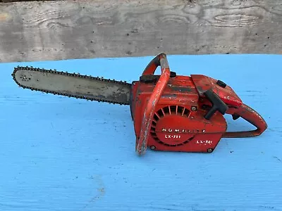 Vintage HOMELITE LX-701 Chain Saw With 16  Bar  Chainsaw • $149.97