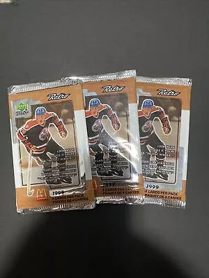 1999 Upper Deck McDonald's Hockey Cards Unopened Packs Gretzky Retro Lot Of 3  • $7.27