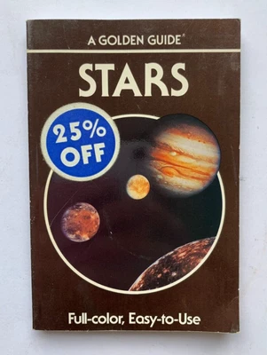 $1.95 • Buy A Golden Guide STARS 1985 Book - Constellations Guide Sun Moon Planets Heavens